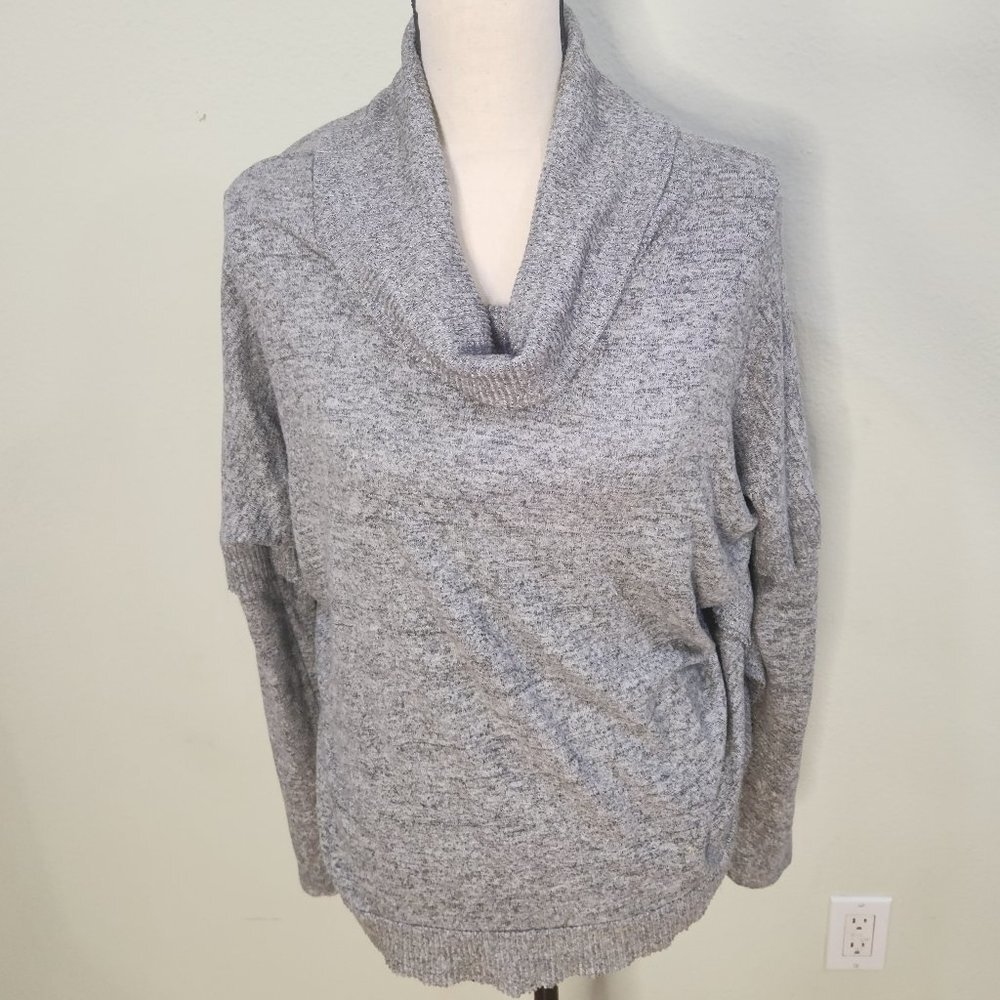 NWOT Postmark by Anthropologie Gray Lassen Cowl Neck Sweater - Picture 7 of 9